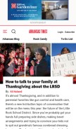 How arktimes.com looks like on a mobile device such as an iPhone.