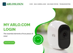 How arloslogn.com looks like on a tablet such as an iPad.