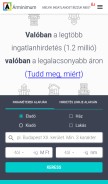 How arminimum.hu looks like on a mobile device such as an iPhone.