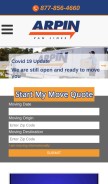 How arpin.com looks like on a mobile device such as an iPhone.