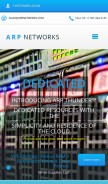 How arpnetworks.com looks like on a mobile device such as an iPhone.