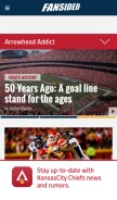 How arrowheadaddict.com looks like on a mobile device such as an iPhone.
