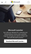 How arrowlauncher.com looks like on a mobile device such as an iPhone.