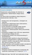 How arsim.pl looks like on a mobile device such as an iPhone.