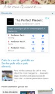 How artecomquiane.com looks like on a mobile device such as an iPhone.