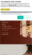How arteriorshome.com looks like on a mobile device such as an iPhone.
