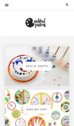 How artfulparent.com looks like on a mobile device such as an iPhone.