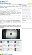 How articlealley.com looks like on a mobile device such as an iPhone.
