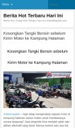 How artikelmajalah.com looks like on a mobile device such as an iPhone.
