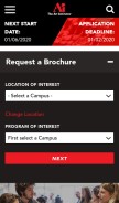 How artinstitutes.edu looks like on a mobile device such as an iPhone.