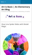 How artisbasic.com looks like on a mobile device such as an iPhone.