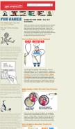 How artistshelpingchildren.org looks like on a mobile device such as an iPhone.