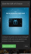 How artstation.com looks like on a mobile device such as an iPhone.