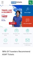 How asaptickets.com looks like on a mobile device such as an iPhone.