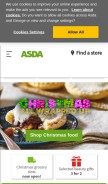 How asda.com looks like on a mobile device such as an iPhone.