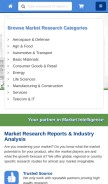 How asdreports.com looks like on a mobile device such as an iPhone.