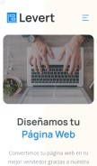 How asesoriaitweb.cl looks like on a mobile device such as an iPhone.