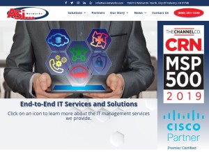 How asi-networks.com looks like on a tablet such as an iPad.