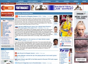 How asia-basket.com looks like on a tablet such as an iPad.