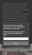 How asicentral.com looks like on a mobile device such as an iPhone.