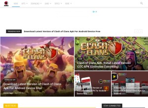 How askmeapps.com looks like on a tablet such as an iPad.