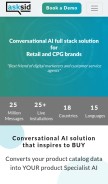 How asksid.ai looks like on a mobile device such as an iPhone.