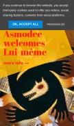 How asmodee.com looks like on a mobile device such as an iPhone.