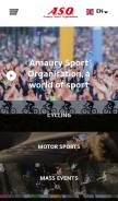 How aso.fr looks like on a mobile device such as an iPhone.