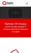 How aspirets.com looks like on a mobile device such as an iPhone.