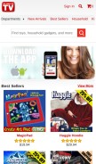 How asseenontvlive.com looks like on a mobile device such as an iPhone.
