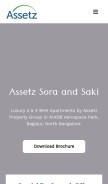 How assetzsoraandsaki.co looks like on a mobile device such as an iPhone.