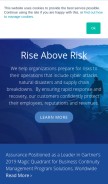 How assurancesoftware.com looks like on a mobile device such as an iPhone.