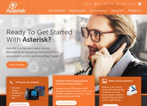 How asterisk.org looks like on a tablet such as an iPad.