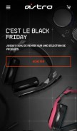How astrogaming.com looks like on a mobile device such as an iPhone.