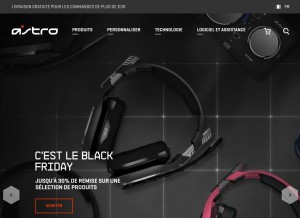 How astrogaming.com looks like on a tablet such as an iPad.