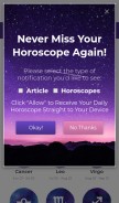 How astrologyanswers.com looks like on a mobile device such as an iPhone.