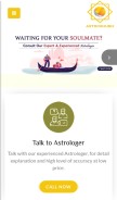 How astroshubh.in looks like on a mobile device such as an iPhone.