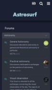 How astrosurf.com looks like on a mobile device such as an iPhone.