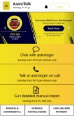 How astrotalk.com looks like on a mobile device such as an iPhone.