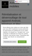 How astucesmobiles.com looks like on a mobile device such as an iPhone.