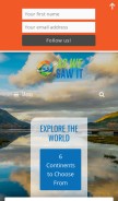 How aswesawit.com looks like on a mobile device such as an iPhone.