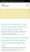 How ateson.net looks like on a mobile device such as an iPhone.