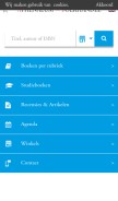 How athenaeum.nl looks like on a mobile device such as an iPhone.