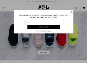 How athleticpropulsionlabs.com looks like on a tablet such as an iPad.