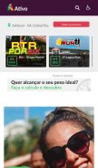 How ativo.com looks like on a mobile device such as an iPhone.