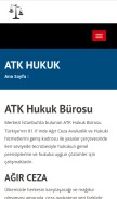 How atkavukatlik.com looks like on a mobile device such as an iPhone.