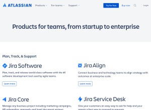 How atlassian.net looks like on a tablet such as an iPad.