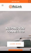 How atlinkservices.com looks like on a mobile device such as an iPhone.