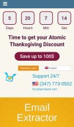 How atompark.com looks like on a mobile device such as an iPhone.