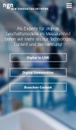 How attention-ngn.com looks like on a mobile device such as an iPhone.